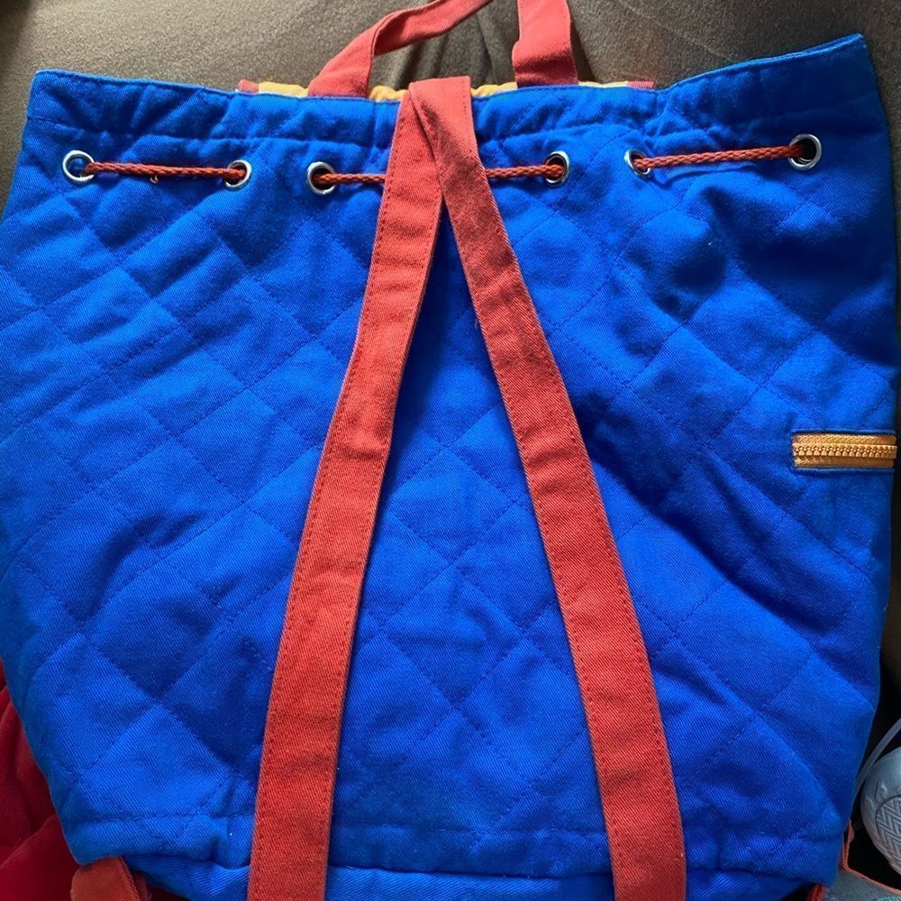 STEPHEN Joseph Firetruck Drawstring Backpack - Picture 3 of 6